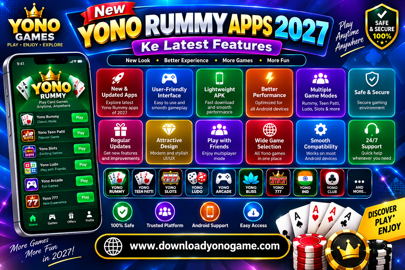New Yono Rummy Apps 2027 Features